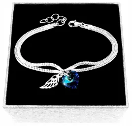 bransoletka-srebrna-skrzydlo-aniola-serce-swarovski-srebro-proby-925