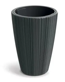 doniczka-oro-round-dmor400-ciemny-szary-prosperplast