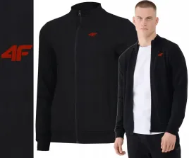 bluza-meska-4f-dresowa-bez-kaptura-rozpinana-ciepla-gruba-polar-m2631