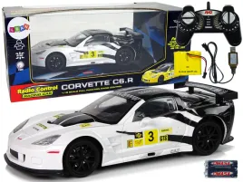 auto-sportowe-wyscigowe-r-c-1-18-corvette-c6-r-bialy-2-4-g-swiatla
