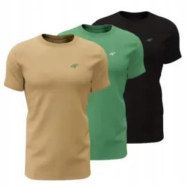 koszulka-4f-meska-t-shirt-zestaw-sportowy-bawelniany-komplet-3pak