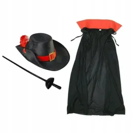 stroj-muszkieter-peleryna-kapelusz-szpada