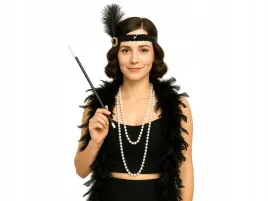 zestaw-retro-dama-20-30-lata-opaska-cygaretka-naszyjnik-boa