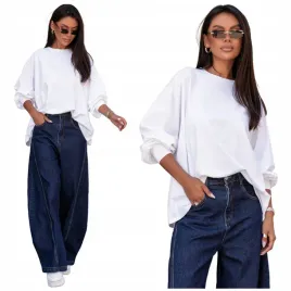 oversizowy-t-shirt-bluzka-z-dlugim-rekawem-z-bawelny-bialy-wassyl