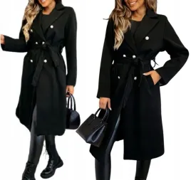 plaszcz-damski-jesienny-zimowy-dlugi-prazkowany-guziki-podszewka