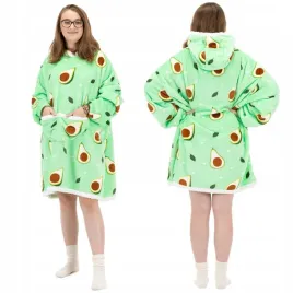 ciepla-bluza-oversize-2w1-kocobluza-awokado-kocoszlafrok-koc-futrzak