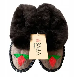 bambosze-kapcie-pantofle-welniane-goralskie-cieple-skorzane-mix-kolor