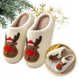 kapcie-pantofle-swiateczne-renifery-miekkie-stylowe-wygodne-lekkie