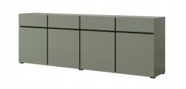 komoda-4-drzwi-4-szuflady-225-cm-zielona-czarny-cross-25