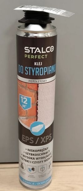 STALCO Pianoklej do styropianu pistoletowy 750ml