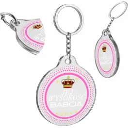 okragly-brelok-do-kluczy-prezent-dla-babci-na-dzien-babci-i-dziadka-upomiek