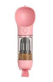 dozownik-podajnik-dla-psa-na-wode-smaczki-i-woreczki-300ml-rozowy