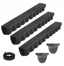 odplyw-liniowy-do-garazu-3m-x96x87mm-do-15-tony-slim-kratka-czarna-z