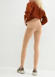 b-p-c-legginsy-bezowe-imitujace-sztruksy-40-42