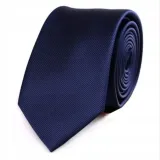 elegancki-krawat-waski-granatowy