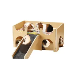 drewniany-domek-z-rampa-dla-chomika-myszki