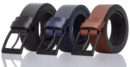 trzy-paski-meskie-skorzane-spodni-zestaw-czarny-granat-braz-prezent