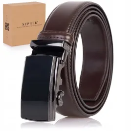 pasek-skorzany-meski-automat-ciemny-brazowy-spodni