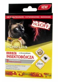 pchelka-tickoff-obroza-na-kleszcze-dla-kota-25-30cm-z-dzwonkiem