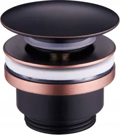 mexen-korek-umywalkowy-klik-klak-uniwersal-czarny