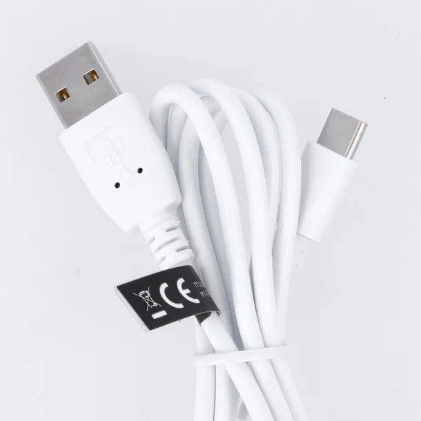 maxlife-kabel-usb-usb-c-10-m-3a-bialy