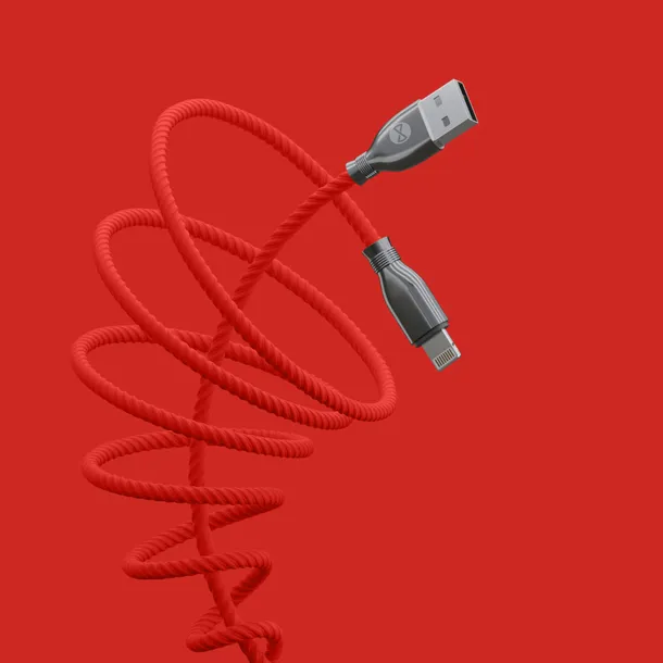 forever-kabel-tornado-usb-lightning-10-m-3a-czerwony