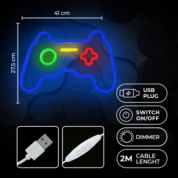 neon-plexi-led-gamepad-multikolor-fpne03x-forever-light