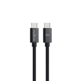 maxlife-kabel-mxuc-12-usb-c-usb-c-20-m-60w-czarny