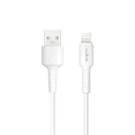 maxlife-kabel-mxuc-13-usb-a-lightning-10-m-3a-bialy