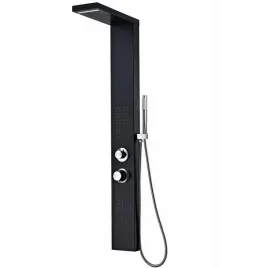 czarny-zestaw-panel-prysznicowy-wodospad-4-funkcje