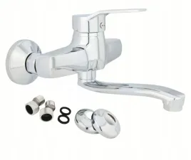 bateria-umywalkowa-scienna-chrom-srebrna-komplet