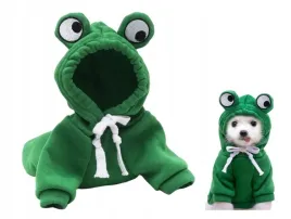 ubranie-przebranie-dla-psa-kota-bluza-z-kapturem-zielona-zaba-s