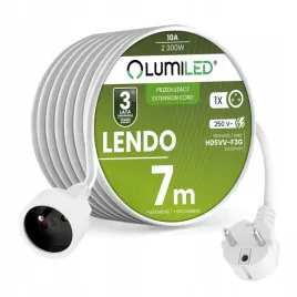 przedluzacz-kabel-z-uziemieniem-listwa-zasilajaca-1-gniazdo-7m-bialy