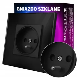 gniazdo-gniazdko-szklane-z-bolcem-czarne-pojedyncze-kontakt-szklany