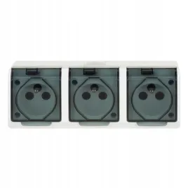 hermes-bialy-gniazdo-nt-3x-z-u-z-klapka-dymna-ip44-zaciski-srubowe-16a
