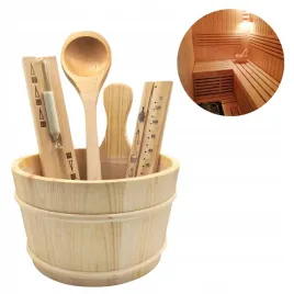 zestaw-akcesoriow-do-sauny-nr1-ceber-chochla-termometr-klepsydra