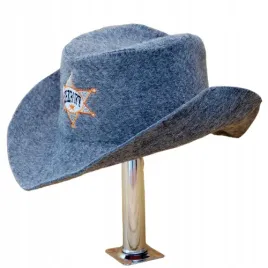sauna-czapka-do-sauny-szara-kapelusz-sheriff