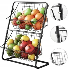 koszyk-pietrowy-dwupoziomowy-na-owoce-warzywa-czarny-organizer-do
