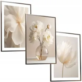 30x40-zestaw-obrazy-w-ramie-plakaty-ramka-boho-rosliny-kwiaty-natura