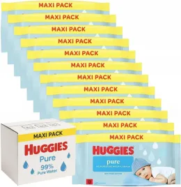 huggies-chusteczki-nawilzane-dla-dzieci-pure-12x60-sztuk-maxi-pack-720szt