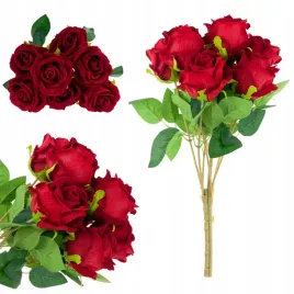 bukiet-roz-sztuczne-kwiaty-welurowe-roze-czerwone-na-cmenatarz-grob