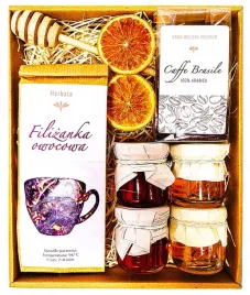 kosz-prezentowy-prezent-upominek-herbata-kawa-miod-konfitura