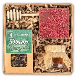 prezent-na-dzien-nauczyciela-zestaw-czekolada-herbata-miod-box