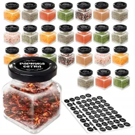 pojemniki-na-przyprawy-x24-szklany-sloik-120ml-etykiety-organizer