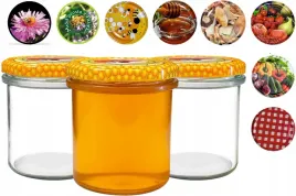 24x-sloiki-szklane-350ml-proste-z-zakretkami-fi-82mm-miod-dzem-mieso