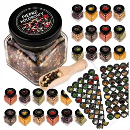 20-sztuk-sloiczki-na-przyprawy-120-ml-80x-naklejki-etykiety-na-ziola