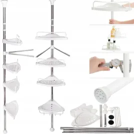 polka-lazienkowa-narozna-pod-prysznic-teleskopowa-organizer-na-szampon