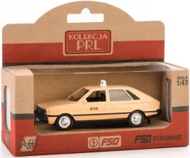 fso-polonez-taxi-1-43-metalowy-model-kolekcjonerski-prl-or-bezowy