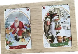 zestaw-10szt-kartek-swiatecznych-z-kopertami-mikolaj-i-balwan