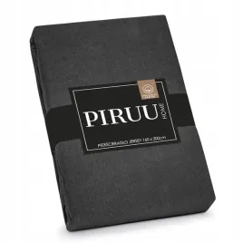 bawelniane-przescieradlo-z-gumka-160x200-miekkie-kolor-ciemnoszary